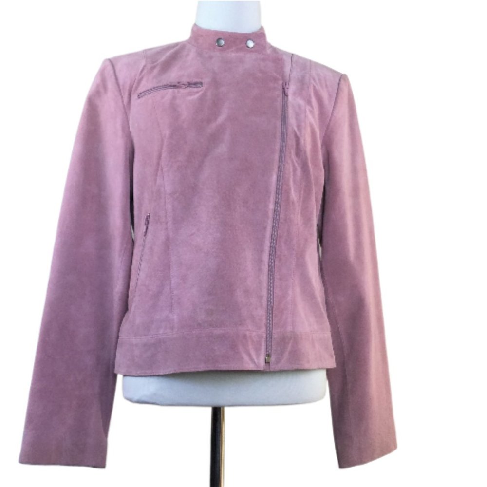 Clothes by Revue Pink Leather Jacket 8